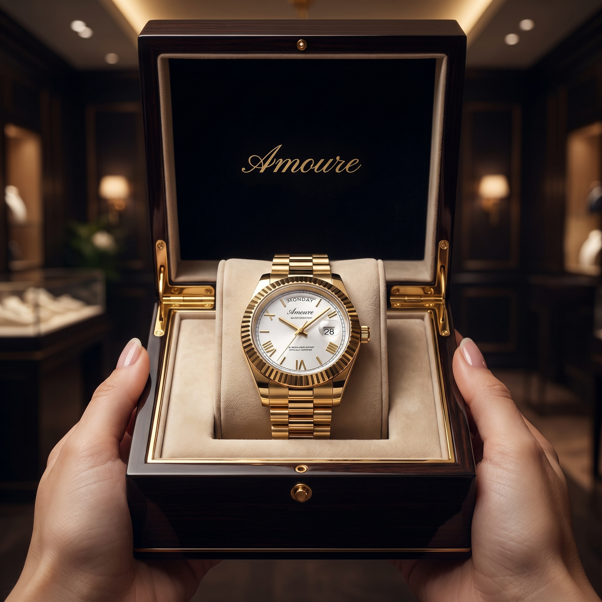 Amoure Valcourt – Gold Pearl