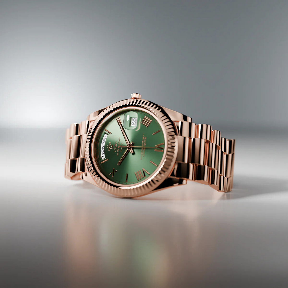AMOURE DAY DATE - Rose Olive