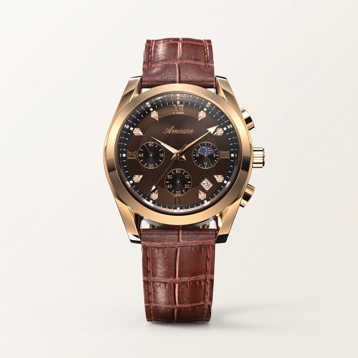 Amoure Solvane – Rose Gold Brown