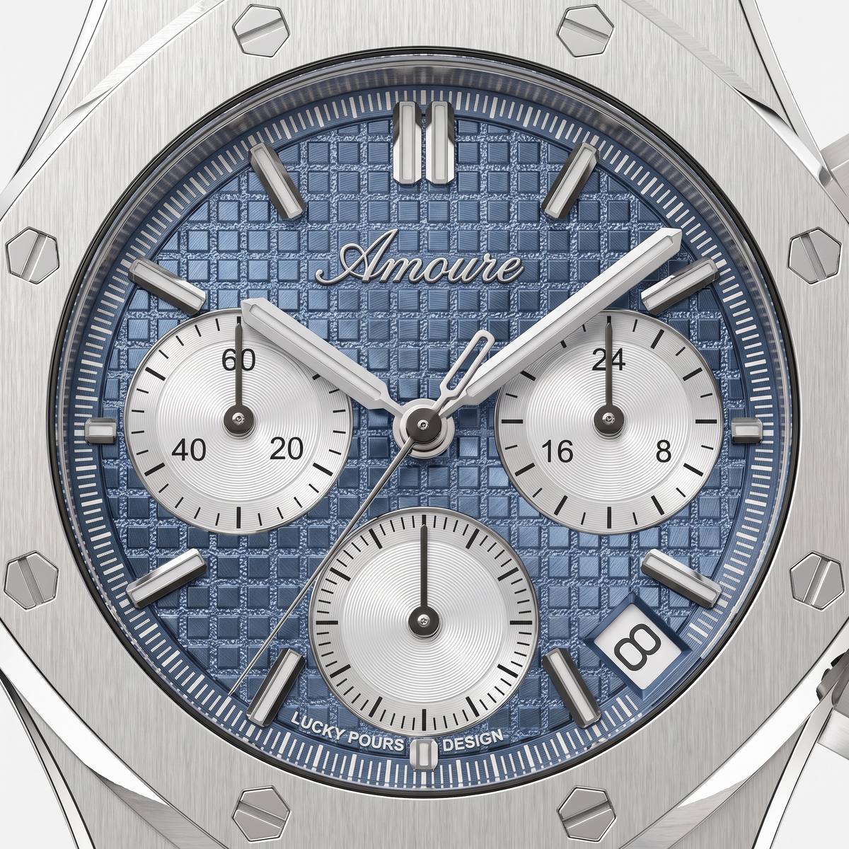 Amoure Octavane – Silver Ocean Steel (detail)