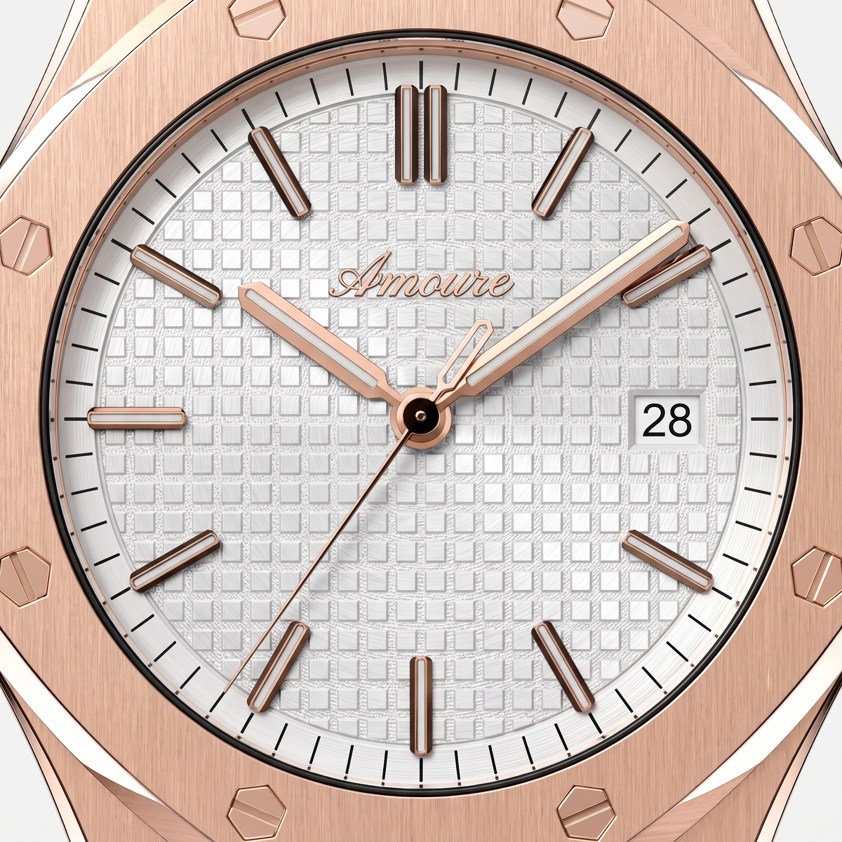 Amoure Tidalis – Ice - Rose Gold (detail)