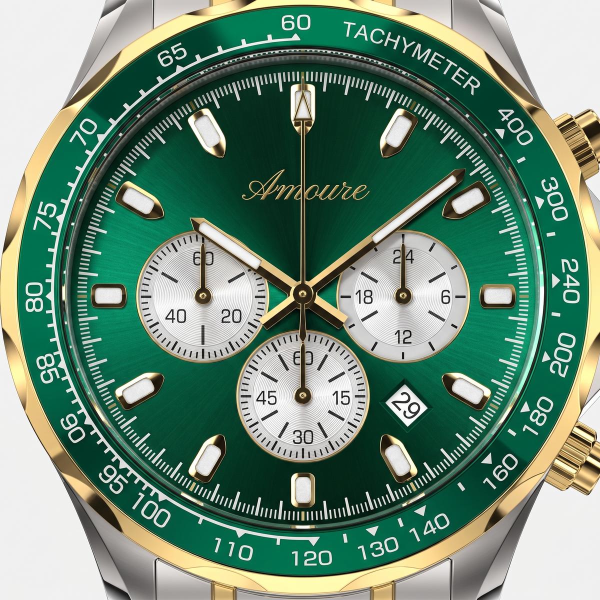 Amoure Castellan – Gold Emerald (detail)