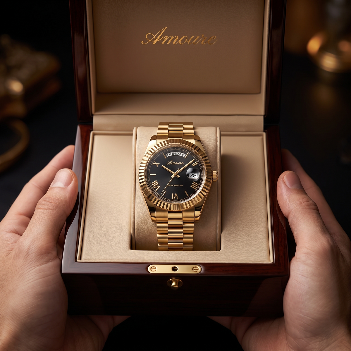 Amoure Valcourt – Gold Noir