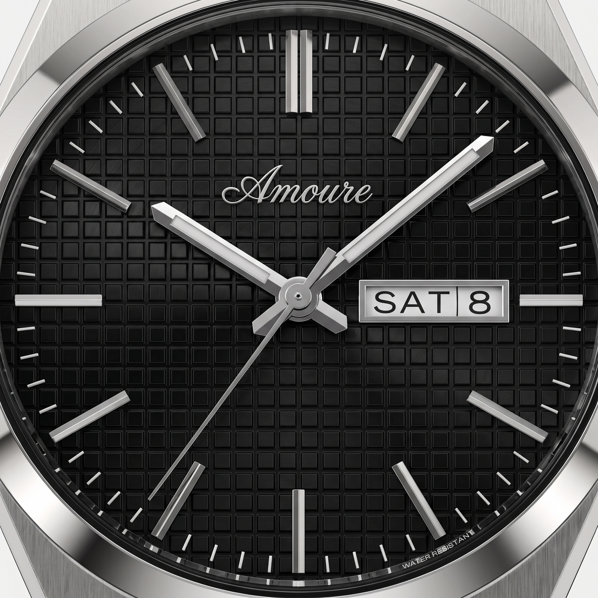 Amoure Aquastra – Chrome Noir (detail)