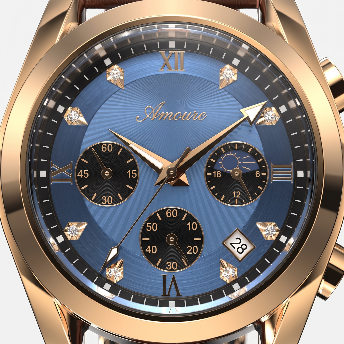 Amoure Solvane – Rose Gold Ocean (detail)