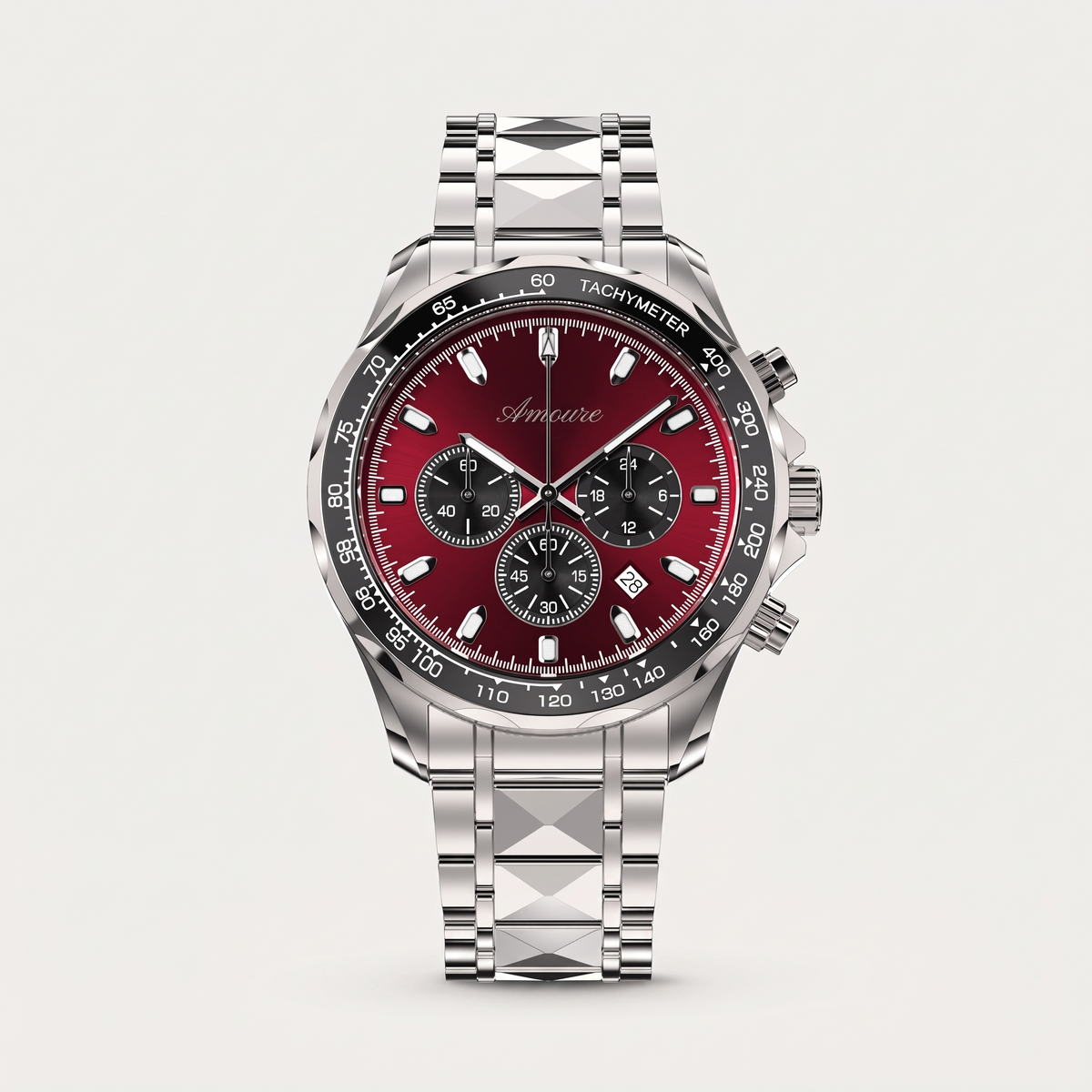 Amoure Castellan – Silver Burgundy